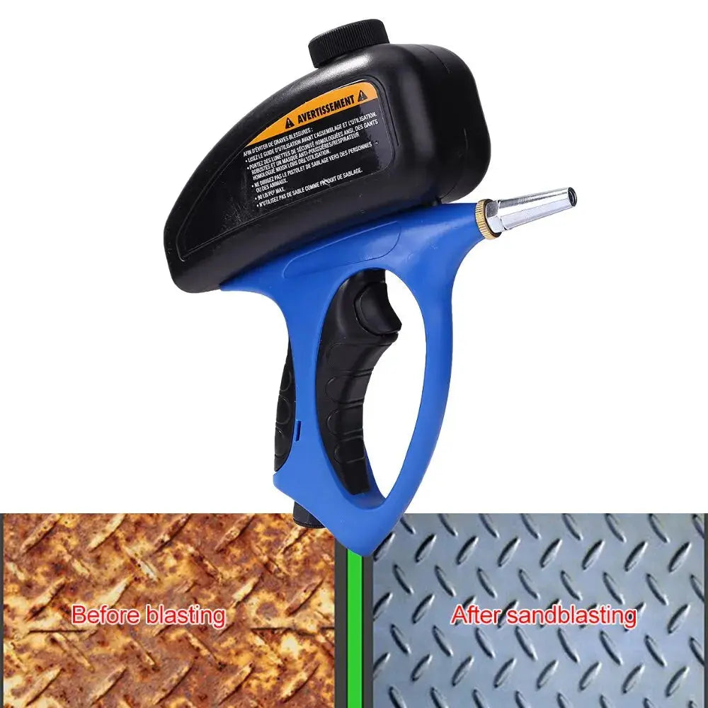 Sandstrahlgerät Kraftvolle 90psi tragbare Sandstrahlpistole für präzise Oberflächenbearbeitung - Raffiniertedinge Sandstrahlgerät Kraftvolle 90psi tragbare Sandstrahlpistole für präzise Oberflächenbearbeitung - Raffiniertedinge
